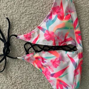 Pink swim top!